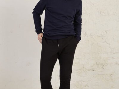 Tapered Fit Organic Cotton French Terry Sweatpants