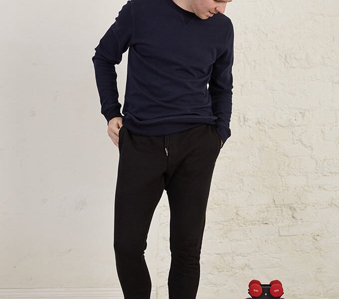 Tapered Fit Organic Cotton French Terry Sweatpants