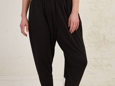 Harem Style Full Length Organic Cotton Jersey Trouser