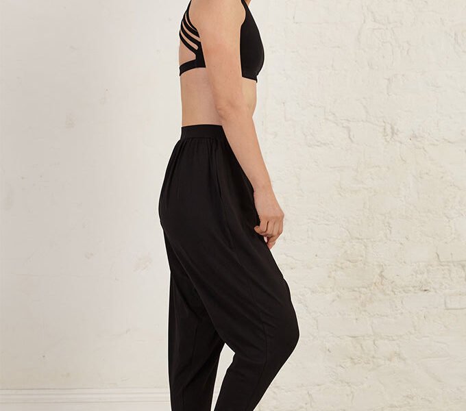 Harem Style Full Length Organic Cotton Jersey Trouser