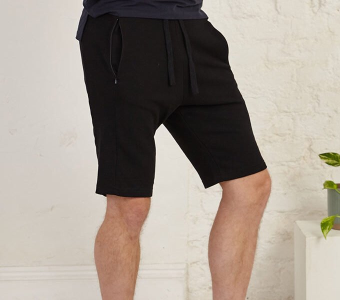 Relaxed Fit Organic Cotton French Terry Training Shorts