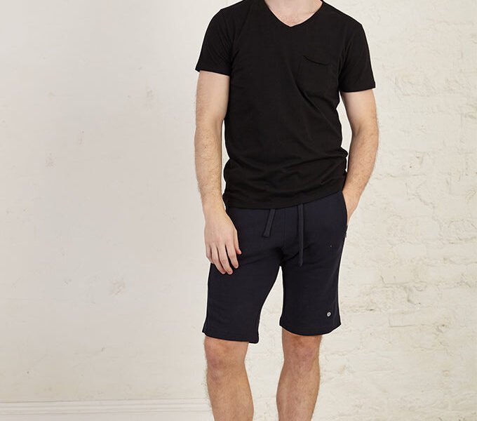 V-Neck Pocket Regular Fit Organic Cotton Jersey T-Shirt