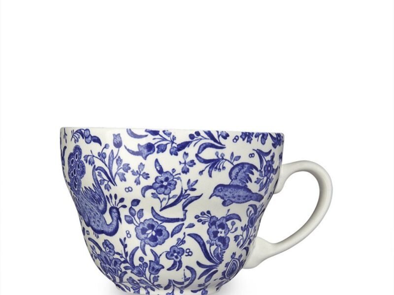 Blue Regal Peacock Breakfast Cup 425ml/0.75pt Seconds