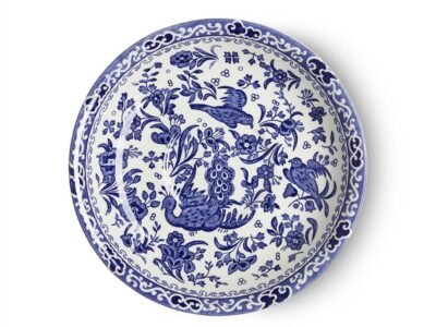 Blue Regal Peacock Breakfast Saucer Seconds