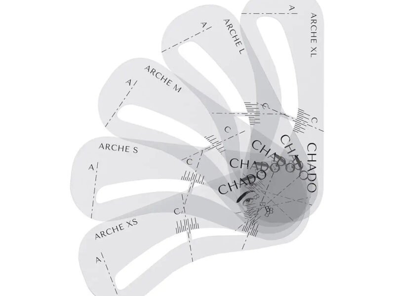 Chado Eyebrow Stencils 5 Pieces