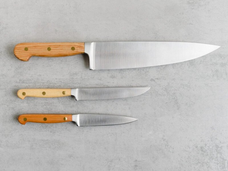 Chef's Knife, Utility Knife & Paring Knife Set By Forest & Forge