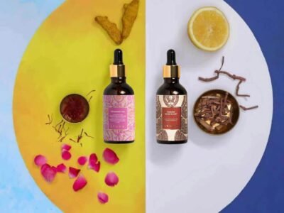 Day & Night Face Oil Duo - Best Moisturizer for Healthy Skin - Ayurvedic Natural Skincare Set