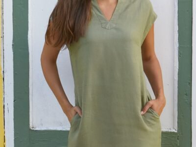 Dori Dress | Khaki