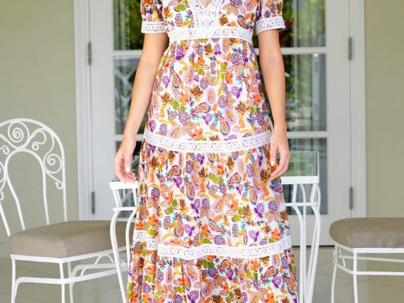 Enny Dress | Paisley Floral Multi