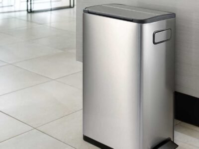 Ecofly Recycling Bin, 20+20L By EKO | Colour Option: Stainless Steel