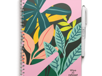 MOYU Erasable Notebook - A5 Stone Paper - Premium Cover - Love Garden