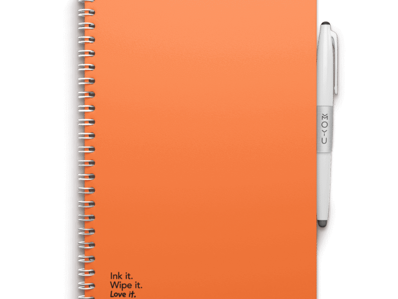 MOYU Erasable Notebook - A5 Stone Paper - Hardcover - Sunset Orange