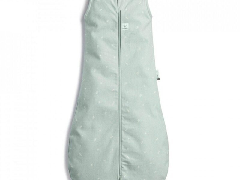 ergoPouch Organic All Year Jersey Sleeping Bag - Sage - 1.0 TOG - Sage / 8-24m
