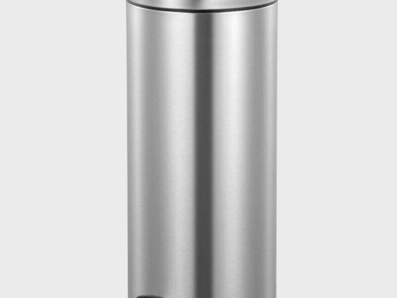Eva Kitchen Pedal Bin, 30L By EKO | Colour Option: Stainless Steel