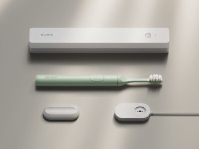 Sustainable Electric SURI Toothbrush By Suri | Colour: Winter Fern | Bundle: Brush + UV Case