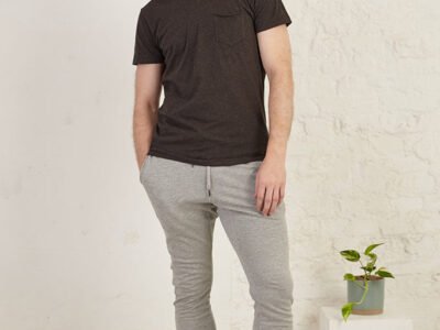 V-Neck Pocket Regular Fit Organic Cotton Jersey T-Shirt