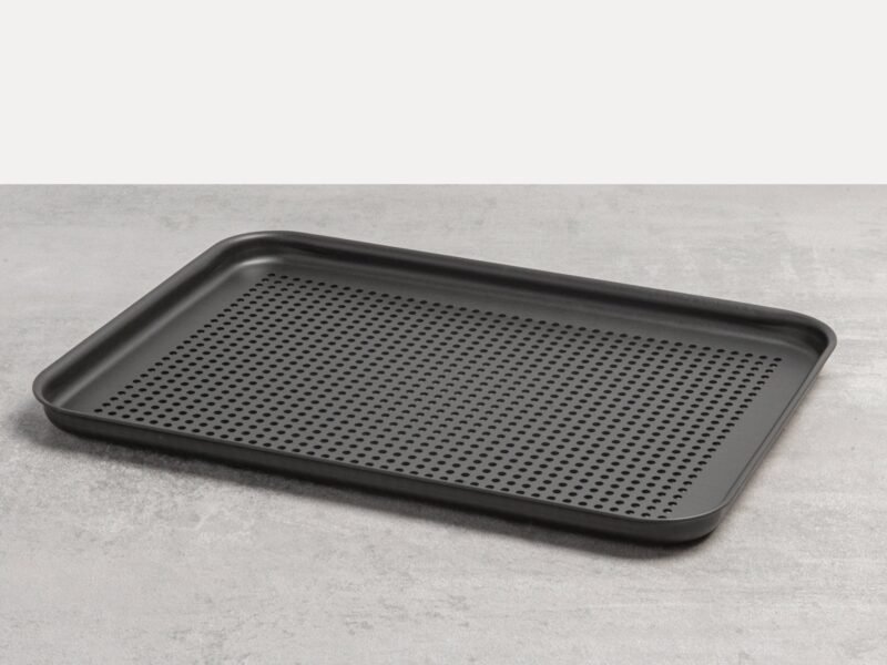 Hard Anodised Perforated Baking Tray By Mermaid