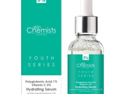 Hydrating Serum Polyglutamic Acid 1%, Vitamin C 3% 30ml