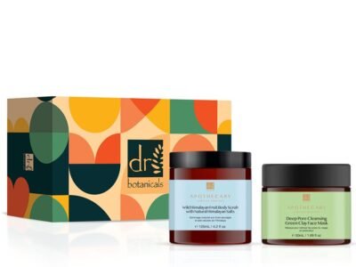 Dr Botanicals Rebalancing Mask & Himalayan Body Scrub Anti-Ageing Kit