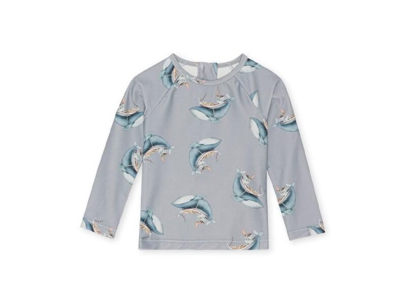 Konges Slojd Aster Swim Blouse - Whale Boat - Whale Boat / 3y