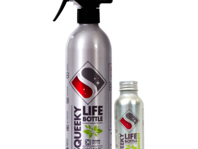 Squeeky Cleaners Vegan Organic Limescale Remover - Refillable Bottle & Concentrate White