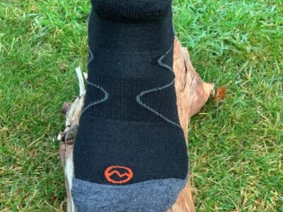 Merino No Show Socks, Set of 2 By Moggans | Size: Extra Large | Colour: Black