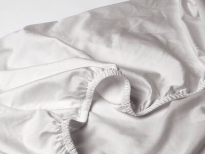 Organic Cotton Fitted Sheet By Dip & Doze | Size: Super King | Colour: Dove Grey | Weave: Percale