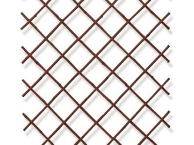 Black Bamboo Expandable Fencing Screening Trellis 2.0m x 2.0m (6ft 7in x 6ft 7in) - | Papillon™
