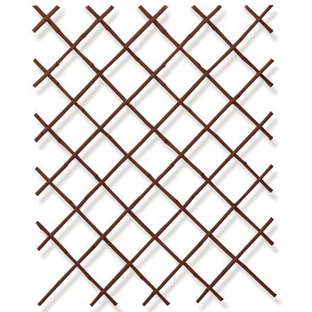 Black Bamboo Expandable Fencing Screening Trellis 2.0m x 2.0m (6ft 7in x 6ft 7in) - | Papillon™