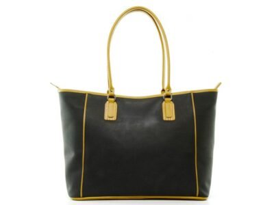 Reclaimed Fire Hose Tote Bag By Elvis & Kresse | Colour: Black/Yellow