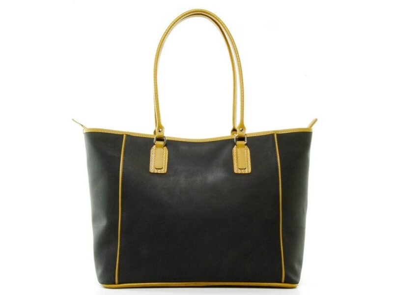 Reclaimed Fire Hose Tote Bag By Elvis & Kresse | Colour: Black/Yellow