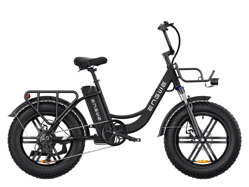 ENGWE L20 Electric Bike 140km Max Speed Front Suspension Step-Thru E-bike - Black / Standard Battery