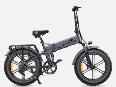 ENGWE ENGINE PRO Electric Bike 1000W 12KM Full Suspension Foldable E-bike - Grey