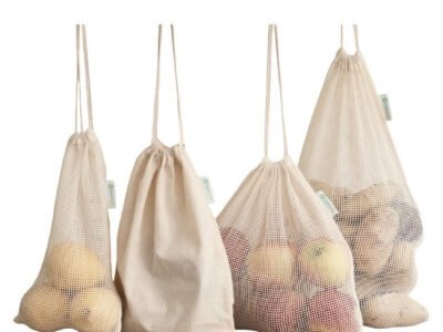 Reusable Produce Mesh Bags Set