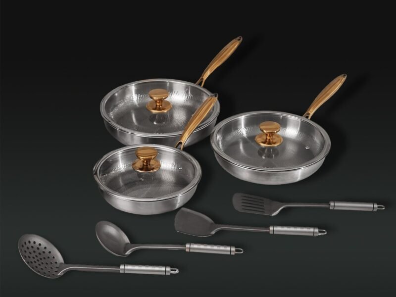 Pure Titanium Classic Pan Trio Set (10 Piece)