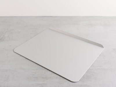 Silver Anodised Aluminium Baking Sheet By Mermaid | Size: 12 inches