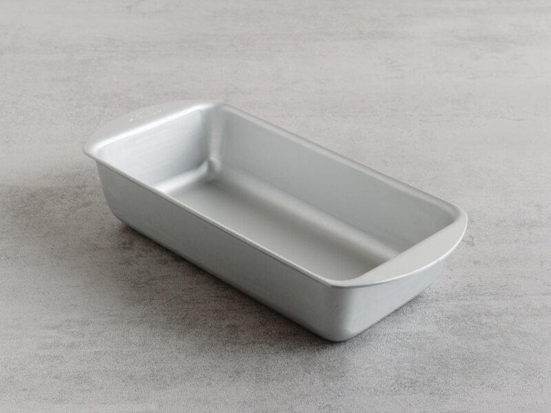 Silver Anodised Loaf Tin By Mermaid | Size: 1 lb