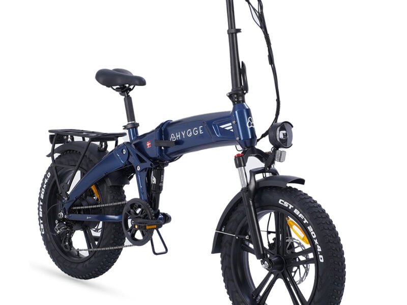 Hygge Sorø Electric Bike Full Suspension Foldable With 250W Motor - Sky Blue