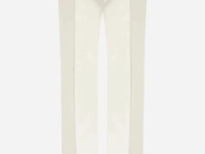 Straight Cut Pants - 100% Thick Cotton, Made in France