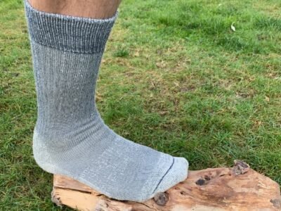 Stravaiger Midweight Merino Hiking Socks By Moggans | Size: Small | Colour: Gorm/Blue