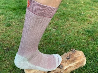 Stravaiger Midweight Merino Hiking Socks By Moggans | Size: Extra Large | Colour: Dearg/Red