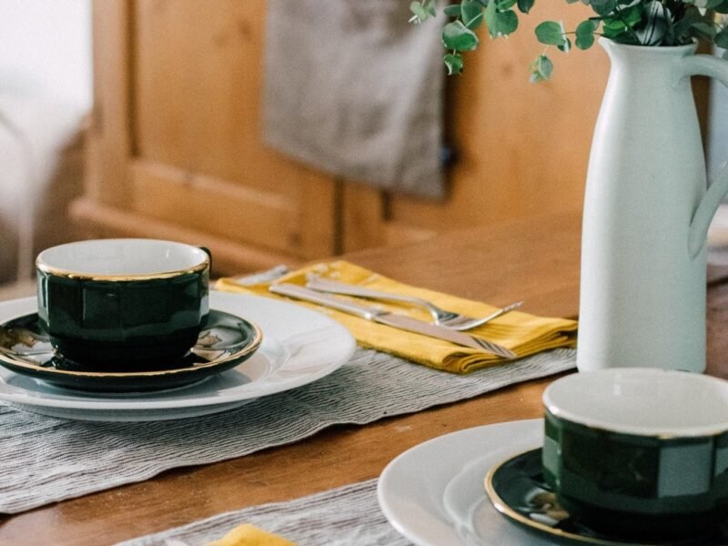 Striped Linen Placemats, Set of 2 By Helen Round