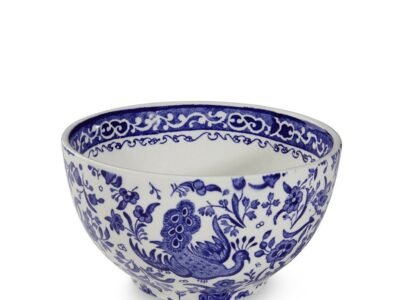 Blue Regal Peacock Sugar Bowl 9.5cm/4" Seconds