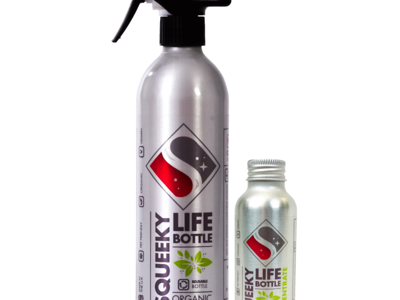 Squeeky Cleaners Vegan Organic Surface Polish - Refillable Bottle & Concentrate