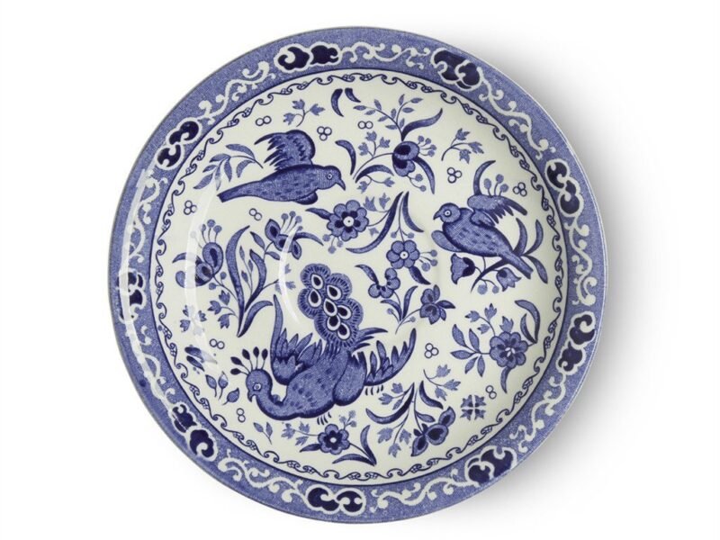 Blue Regal Peacock Tea Saucer Seconds
