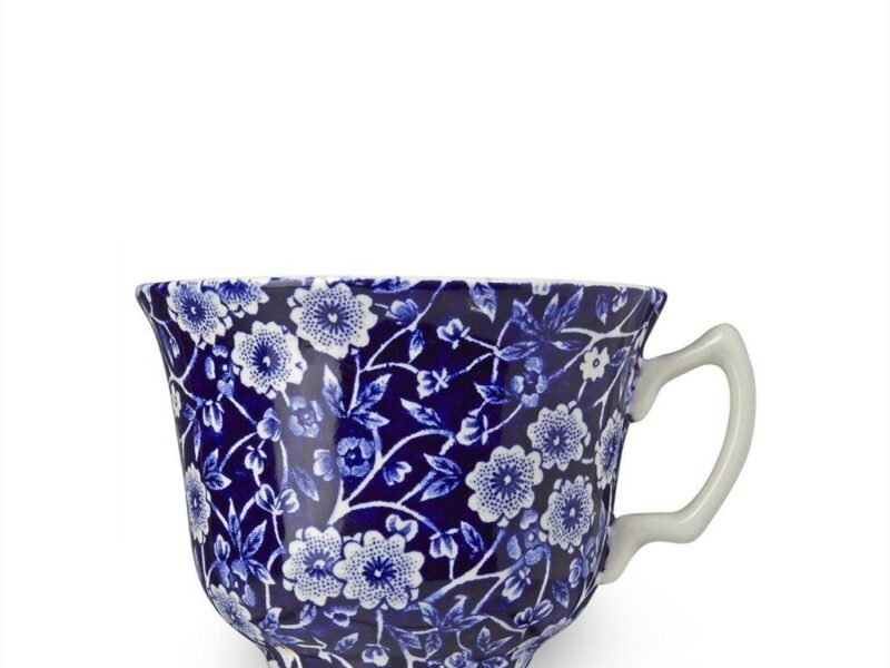 Blue Calico Teacup 187ml/0.33pt Seconds