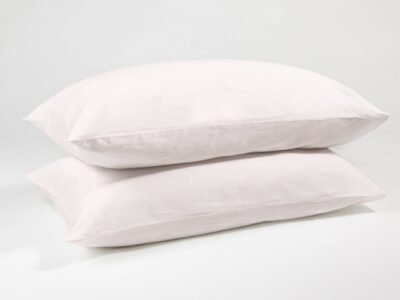 The Original Pillow Cases, Set of Two By Dip & Doze | Colour: Dusky Pink | Weave: Percale