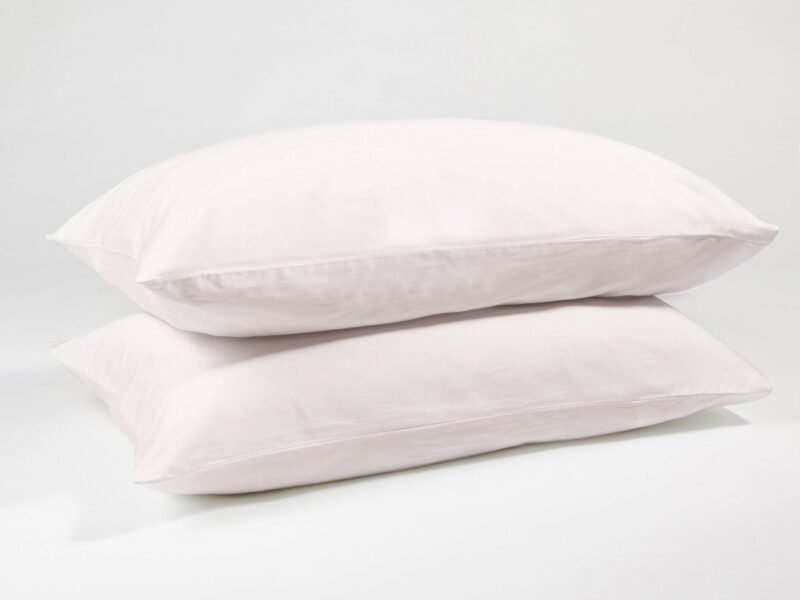 The Original Pillow Cases, Set of Two By Dip & Doze | Colour: Dusky Pink | Weave: Percale