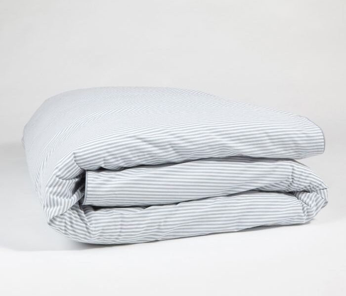 The Striped Duvet Cover By Dip & Doze | Size: King | Colour: Blue Stripe