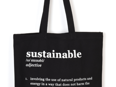 Organic Cotton Canvas Tote Bag - Sustainable